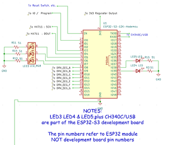 ESP32 S3 Module wiring